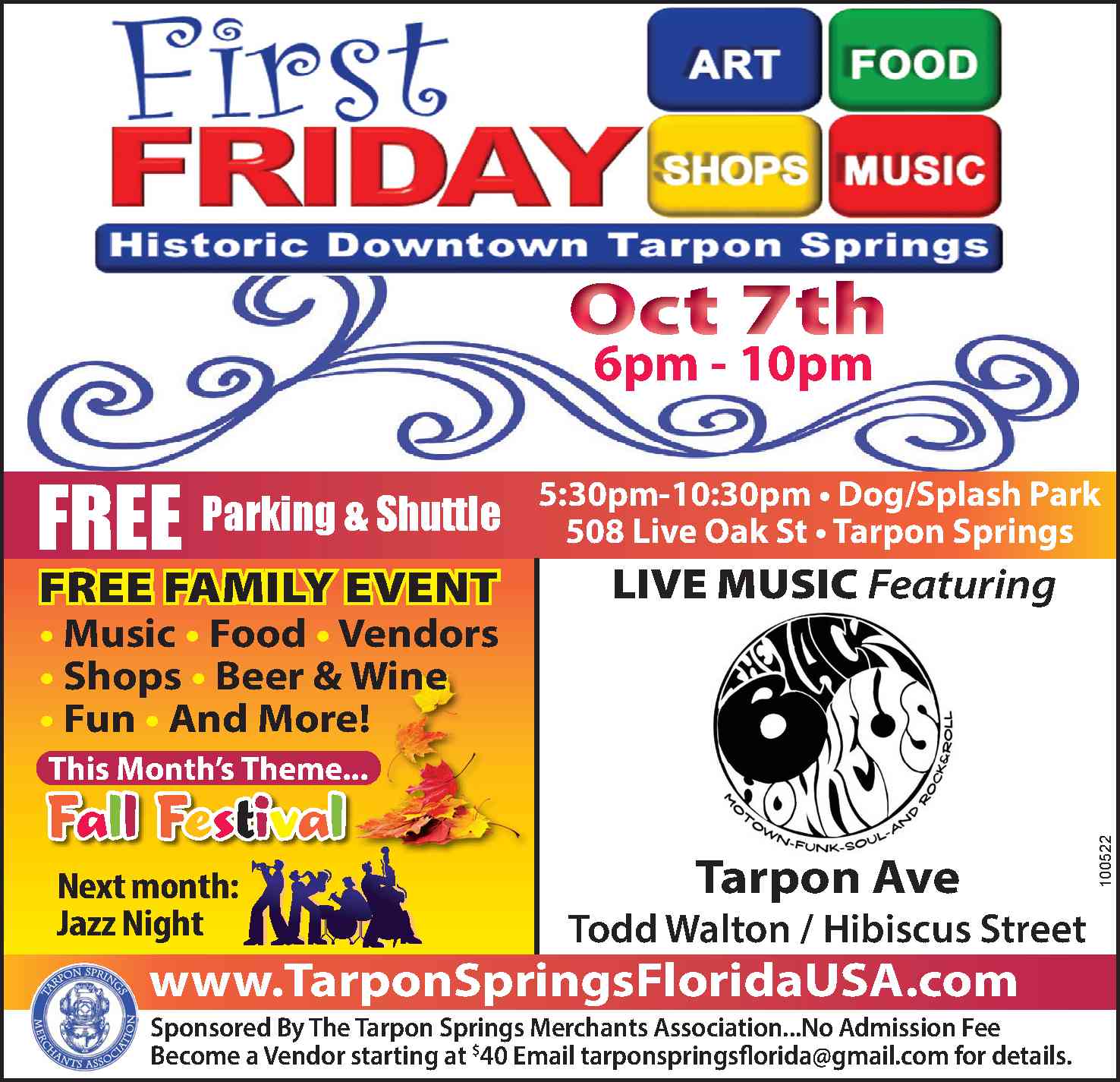 First Friday FREE Family Event Explore Tarpon Springs