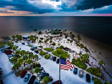Sunset Beach is a popular destination year around. Photo by Perry Bean.